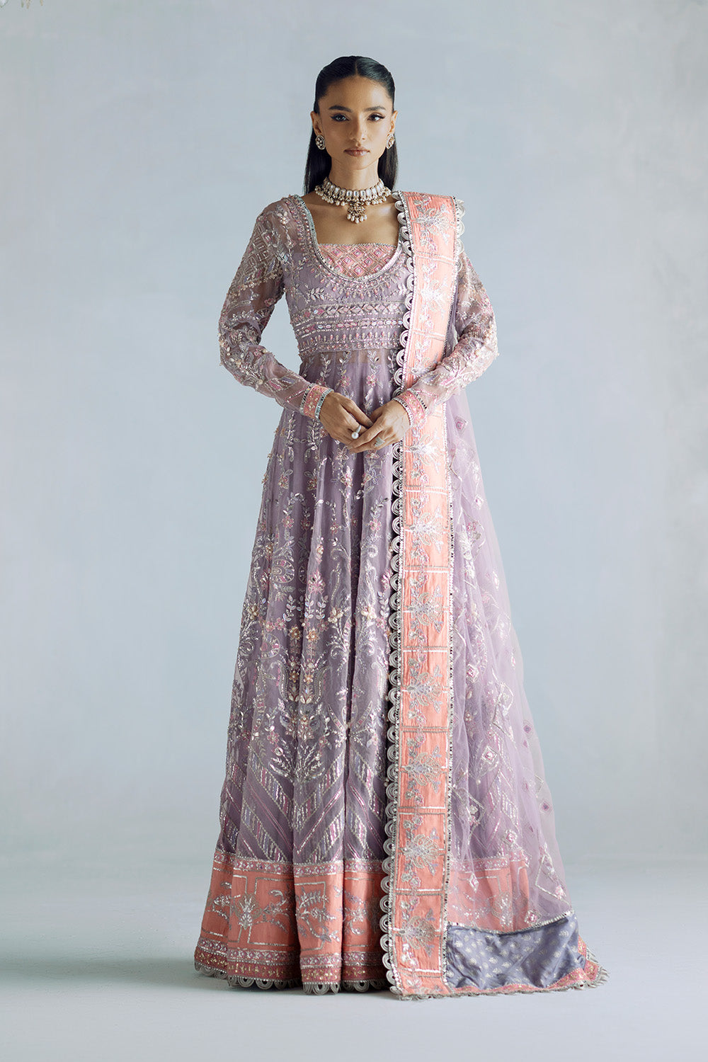 Embroidered Multi Maxi – Premium Wedding Wear – Maryum N Maria