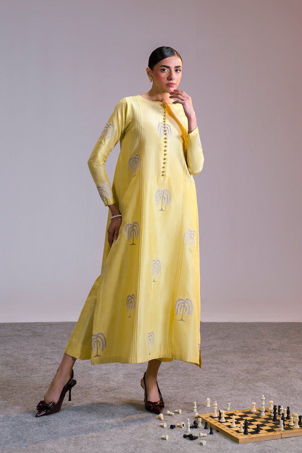Butter Yellow 2 Piece Pret | Festive Collection Pakistan