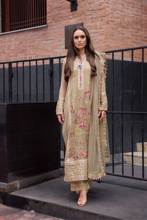 3 Piece Embroirdered Chiffon Alice - FW50068