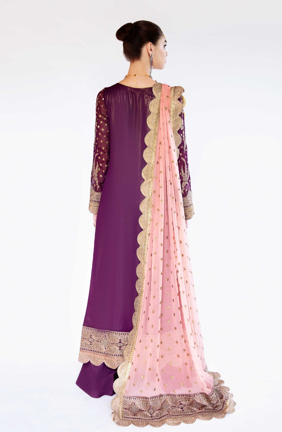 3 Piece Embroidered Chiffon Anouk - FS40018