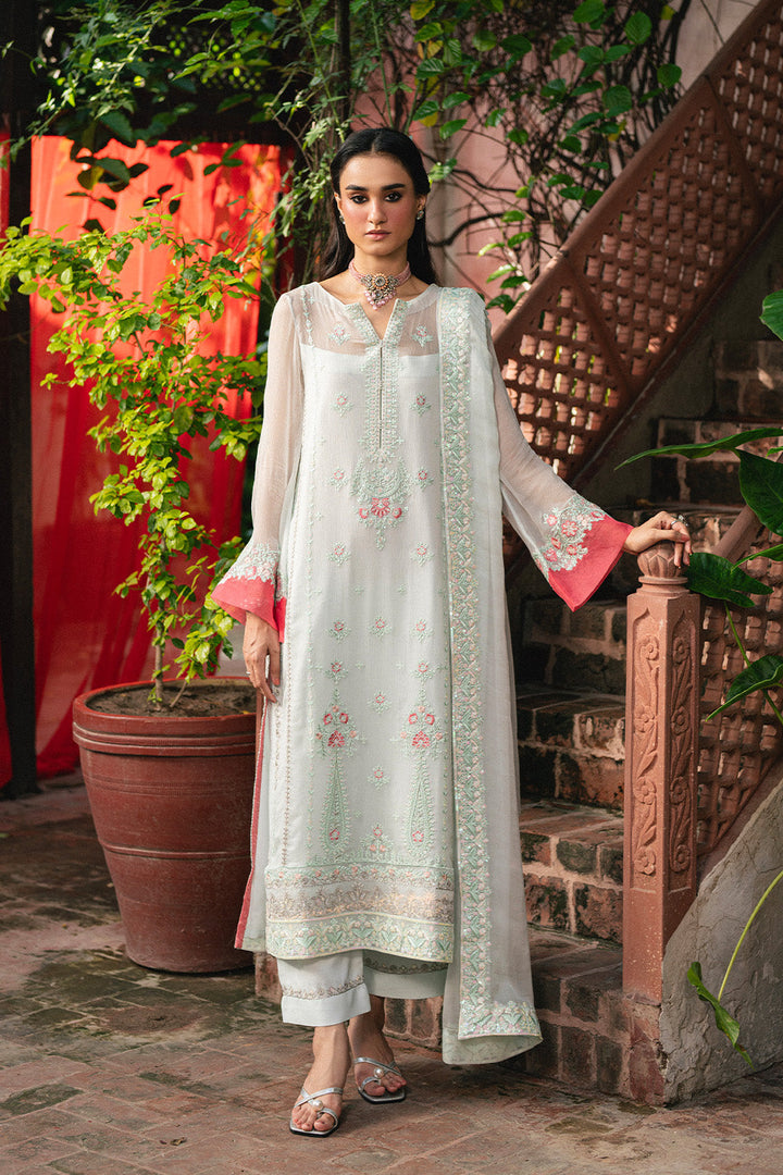 3 Piece Embroiderd Chiffon Classic White Chiffon Dress Maryum N Maria 3 Piece Embroiderd Chiffon Classic White Chiffon Dress Maryum N Maria