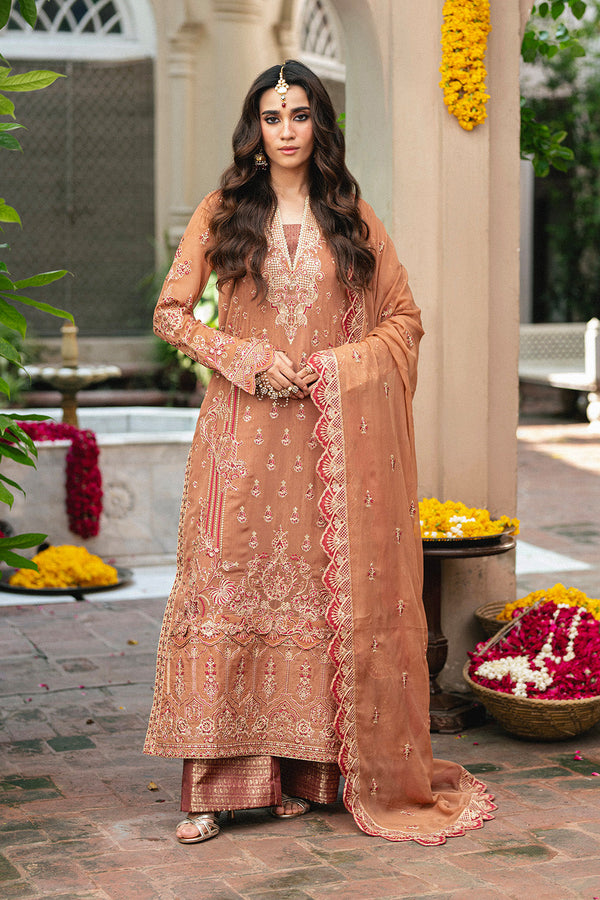 3 Piece Embroidered Chiffon VARVARA - FSU5651