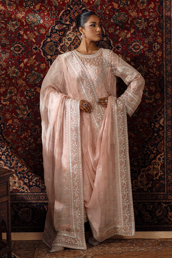 3 Piece Embroidered Chiffon AMIRA - FSU5636