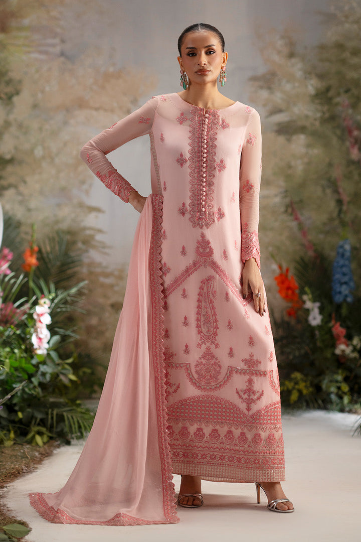 sachin and babi light blue dress Luxury Chiffon Embroidered Dresses in Pakistan – 3 Piece Set