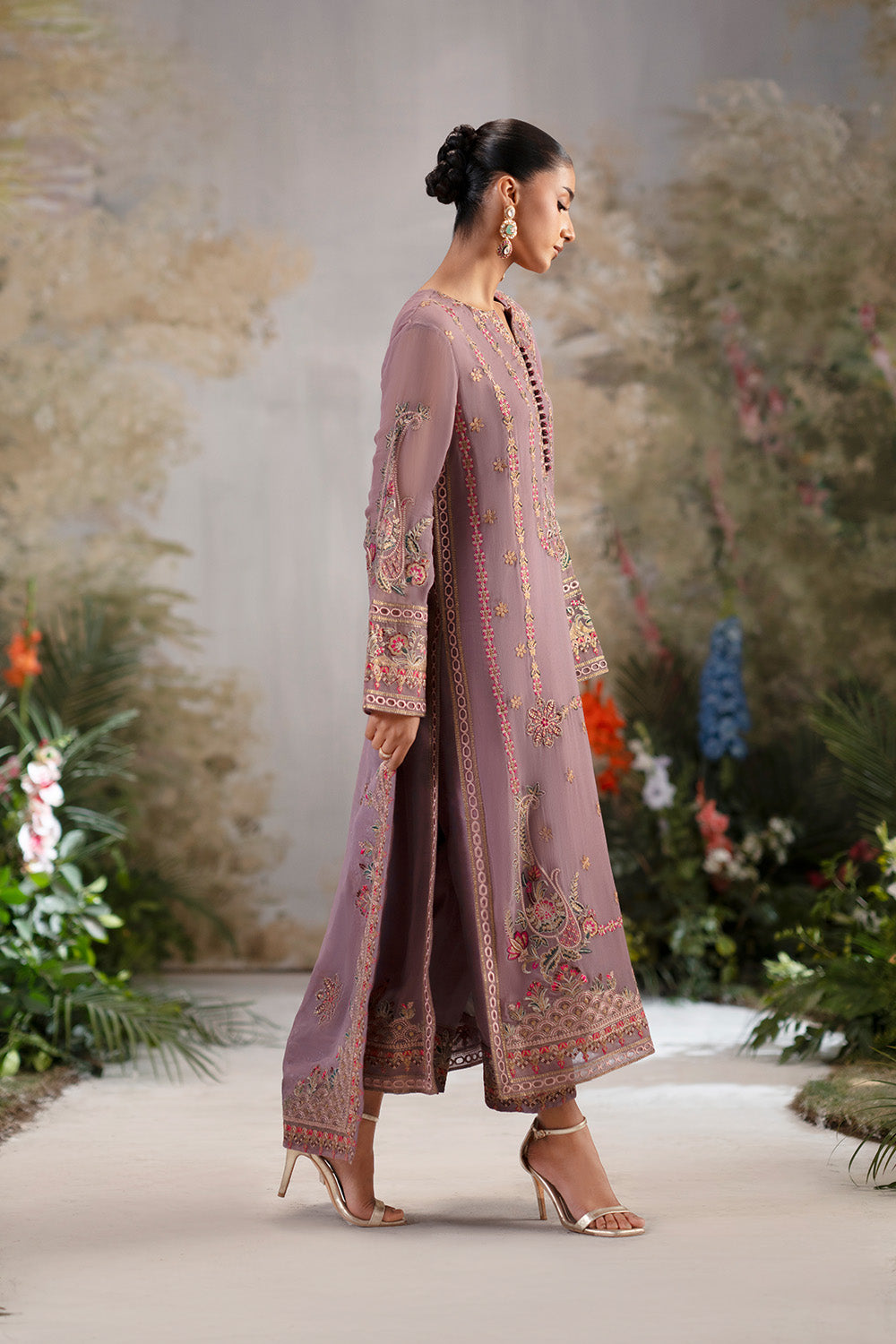 Lalic Embroidered Formal Dress for Women – Party Ready Look – Maryum N Maria