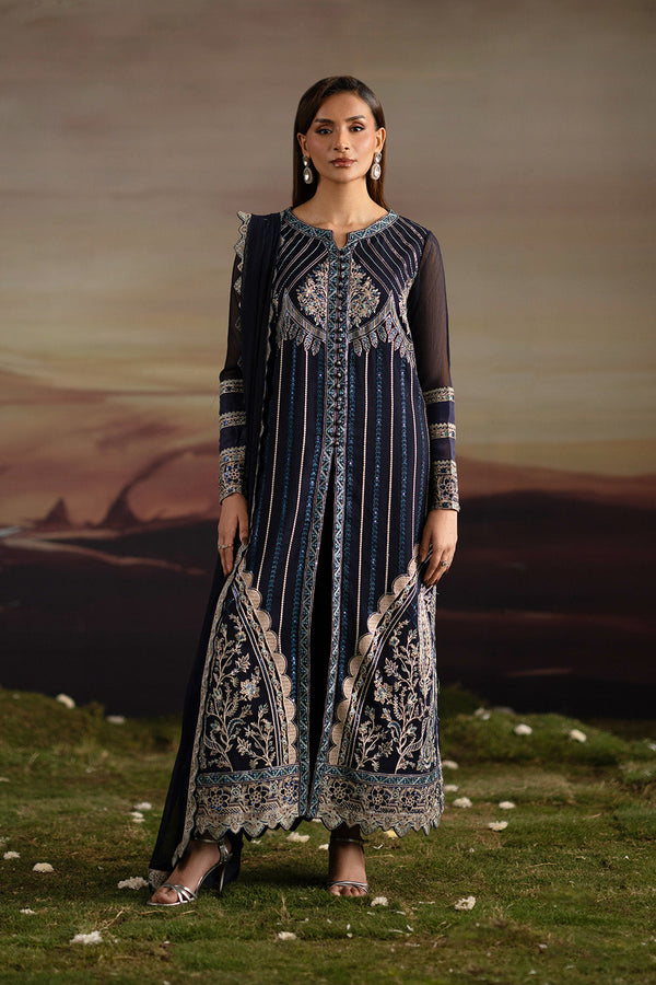 3-Piece-Embroiderd-Chiffon INDIYA - FWU5707