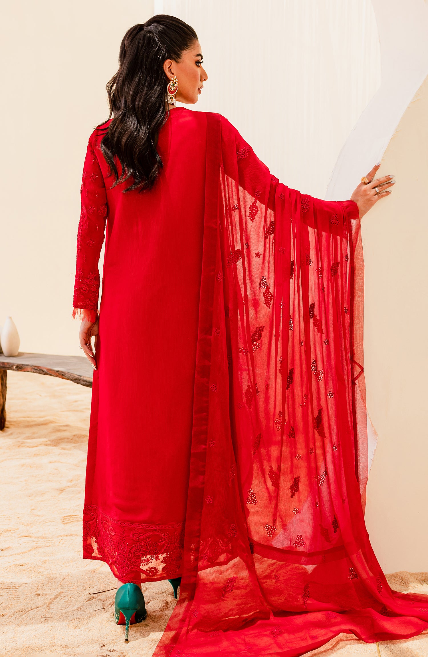 Luxury Chiffon Collection - FIRE WHIRL (QS23-510)
