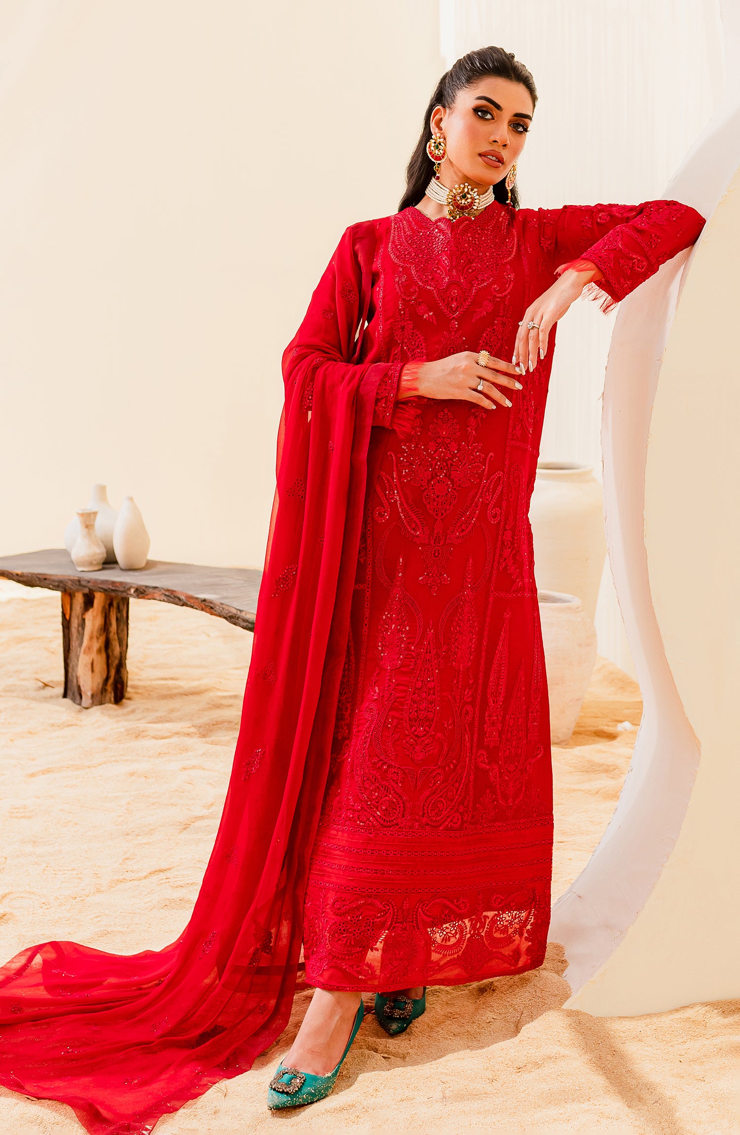 Luxury Chiffon Collection - FIRE WHIRL (QS23-510)