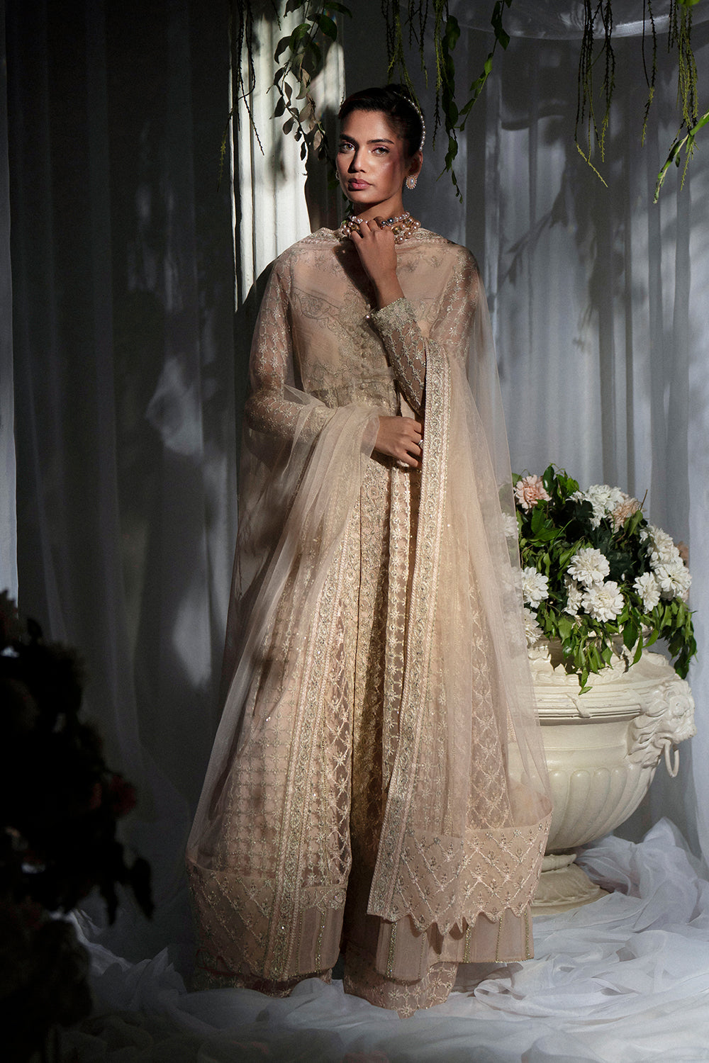 ANDMARY Merila Sheer Long Dress ☆新品☆ ANDMARY メリラ シアー