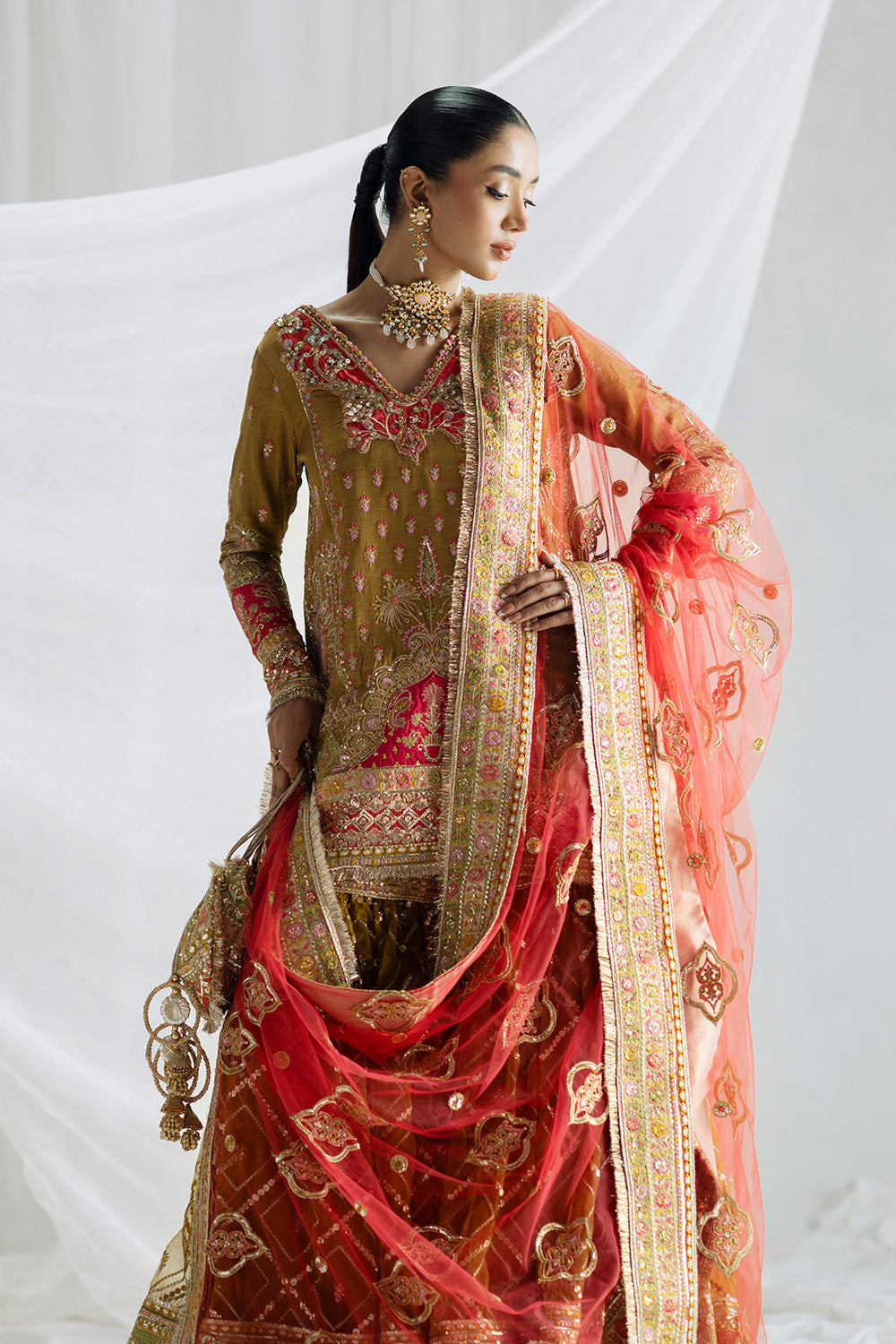 Fuschia Lehenga Set – Luxury Wedding Formals Pakistan – Maryum N Maria