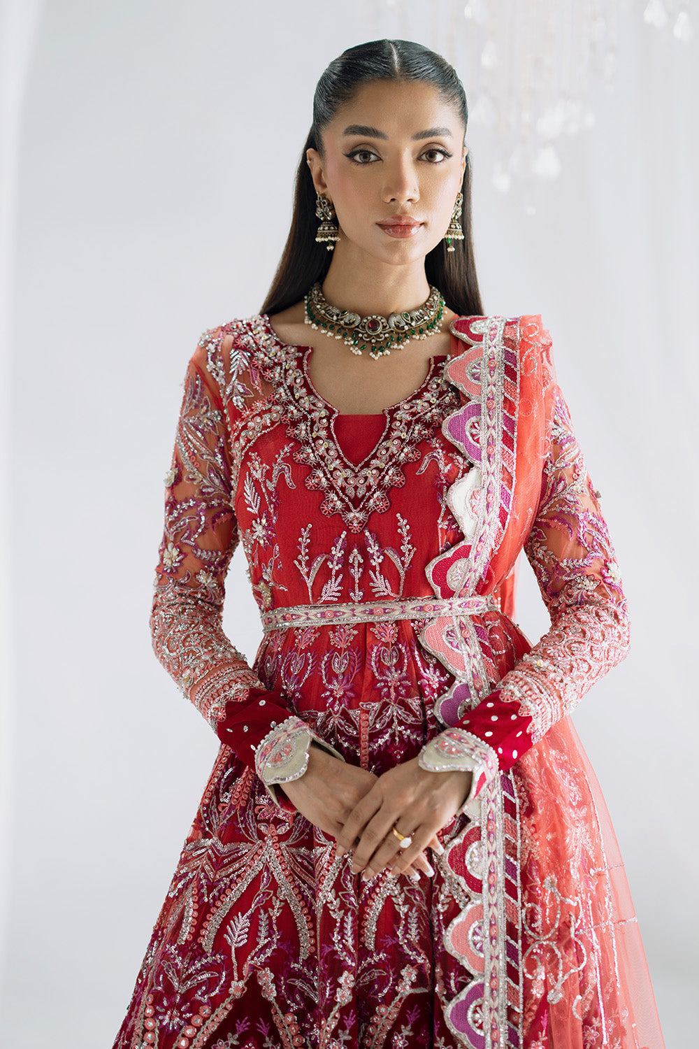 red nikkah dress Buy Red Net Pakistani Wedding Clothing Online for Women in USA