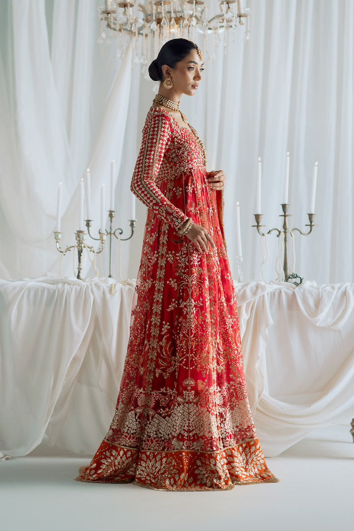 Embroidered Red Maxi Luxury Bridal Wear Look Maryum N Maria Embroidered Red Maxi Luxury Bridal Wear Look Maryum N Maria