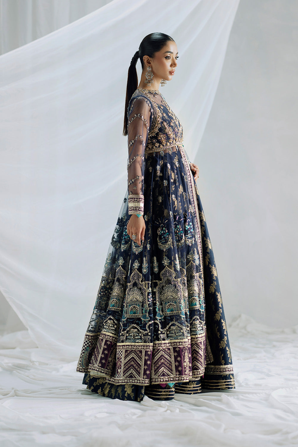 Royal Purple Bareeze Maxi – Luxury Wedding Dresses – Maryum N Maria