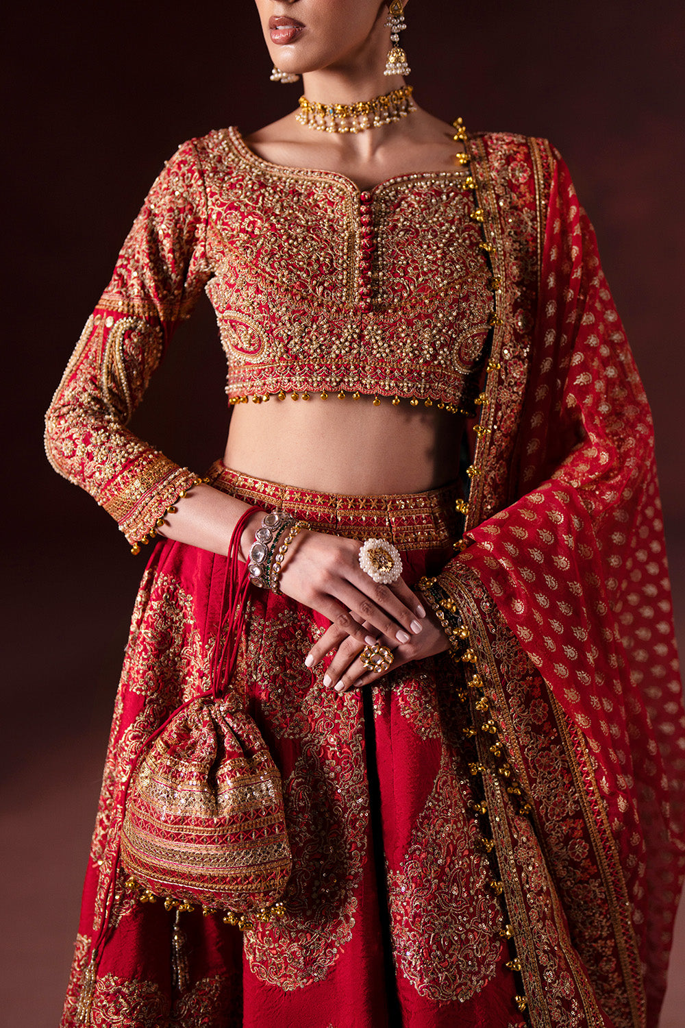 Luxury Wedding Dress | Red Pakistani Bridal Suit Maryum N Maria Luxury Wedding Dress | Red Pakistani Bridal Suit Maryum N Maria