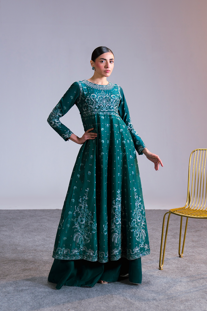 Festive Wear | Green Apple Elegant 2 Piece Pret Outfit
