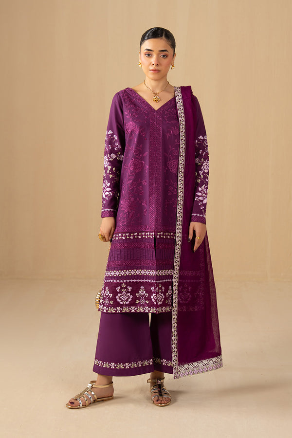 white christmas dresses 3 Piece Readymade Lawn Dress – Shalwar Kameez Design for Summer 2025 –  Athenapparels main image 0