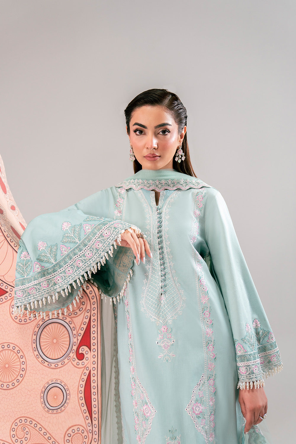 luxury embroidered dresses with patterns The Sara Dress in Folk Black  Embroidered Linen Cover-up