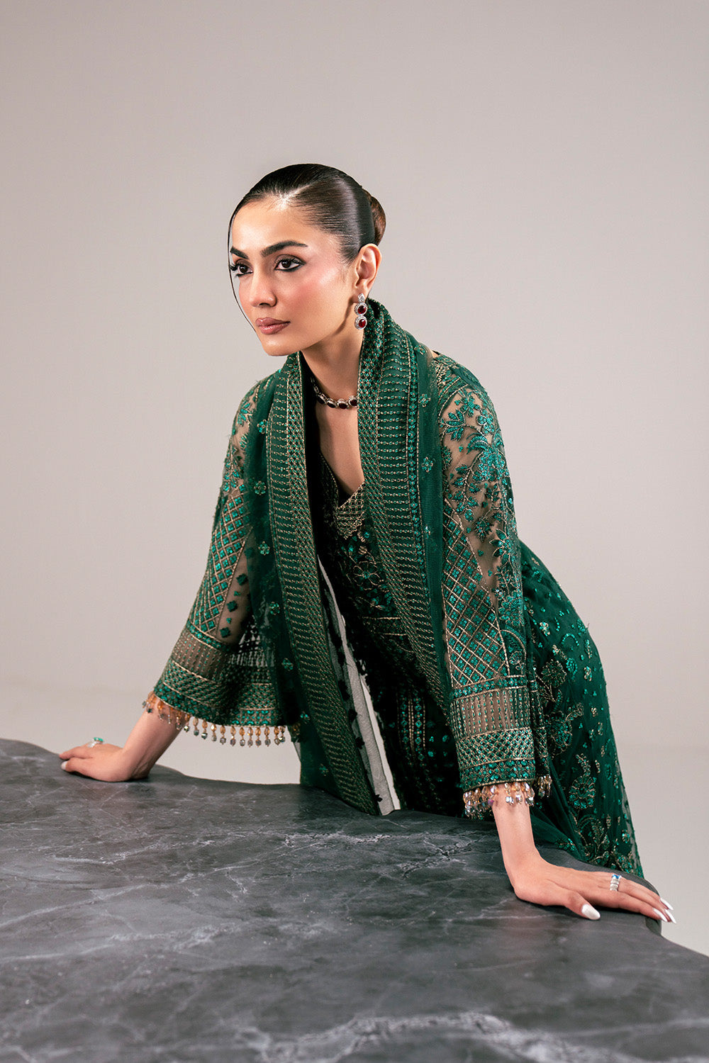 amazon green formal dress Fancy Dresses for Women 3 Piece Pret Women's Dresses & Jumpsuits