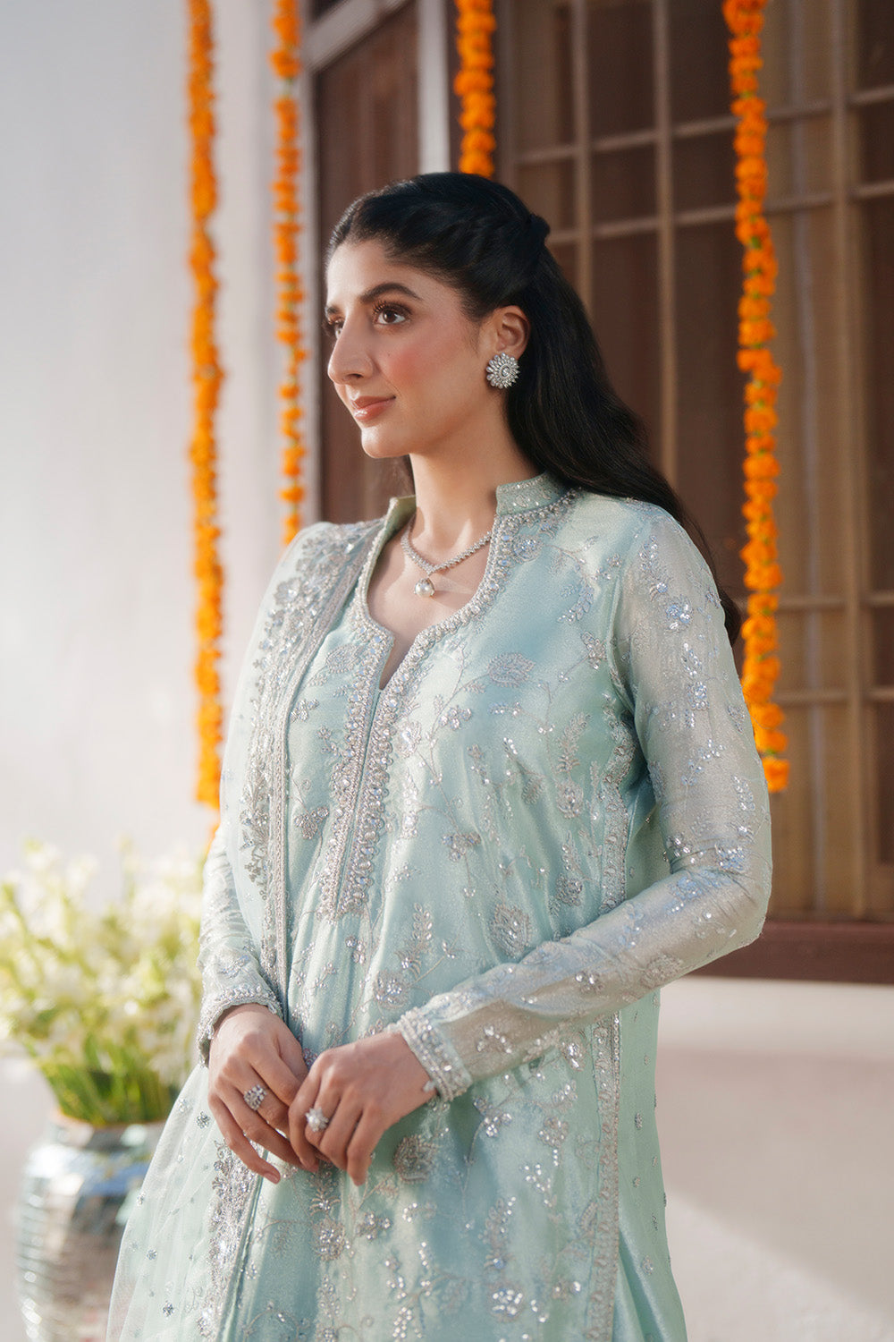 Ice Blue Ready to Wear 3 Piece | Luxury Formal Pret Maryum N Maria Ice Blue Ready to Wear 3 Piece | Luxury Formal Pret Maryum N Maria