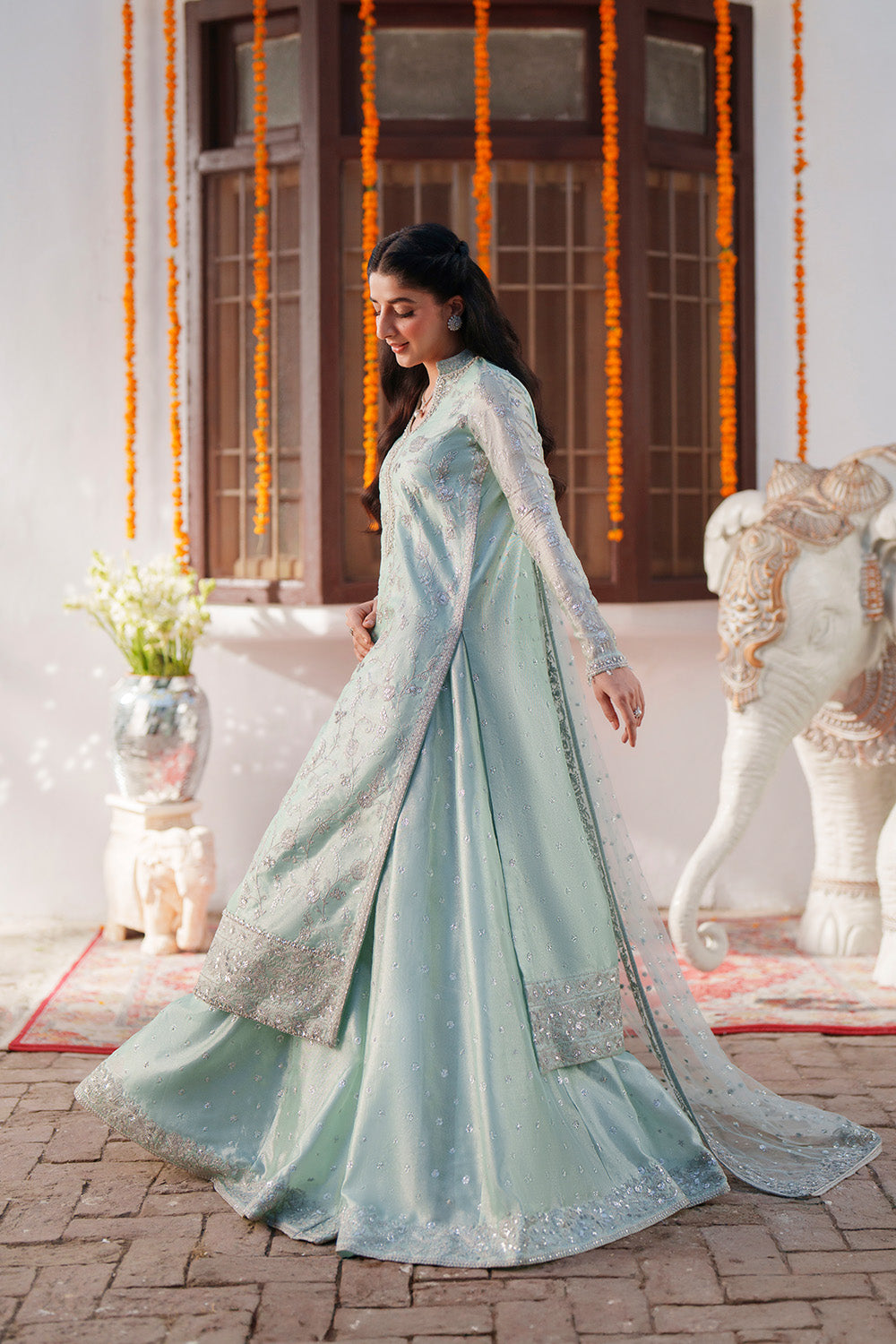 ice blue walima dress Ice Blue Ready to Wear 3 Piece
