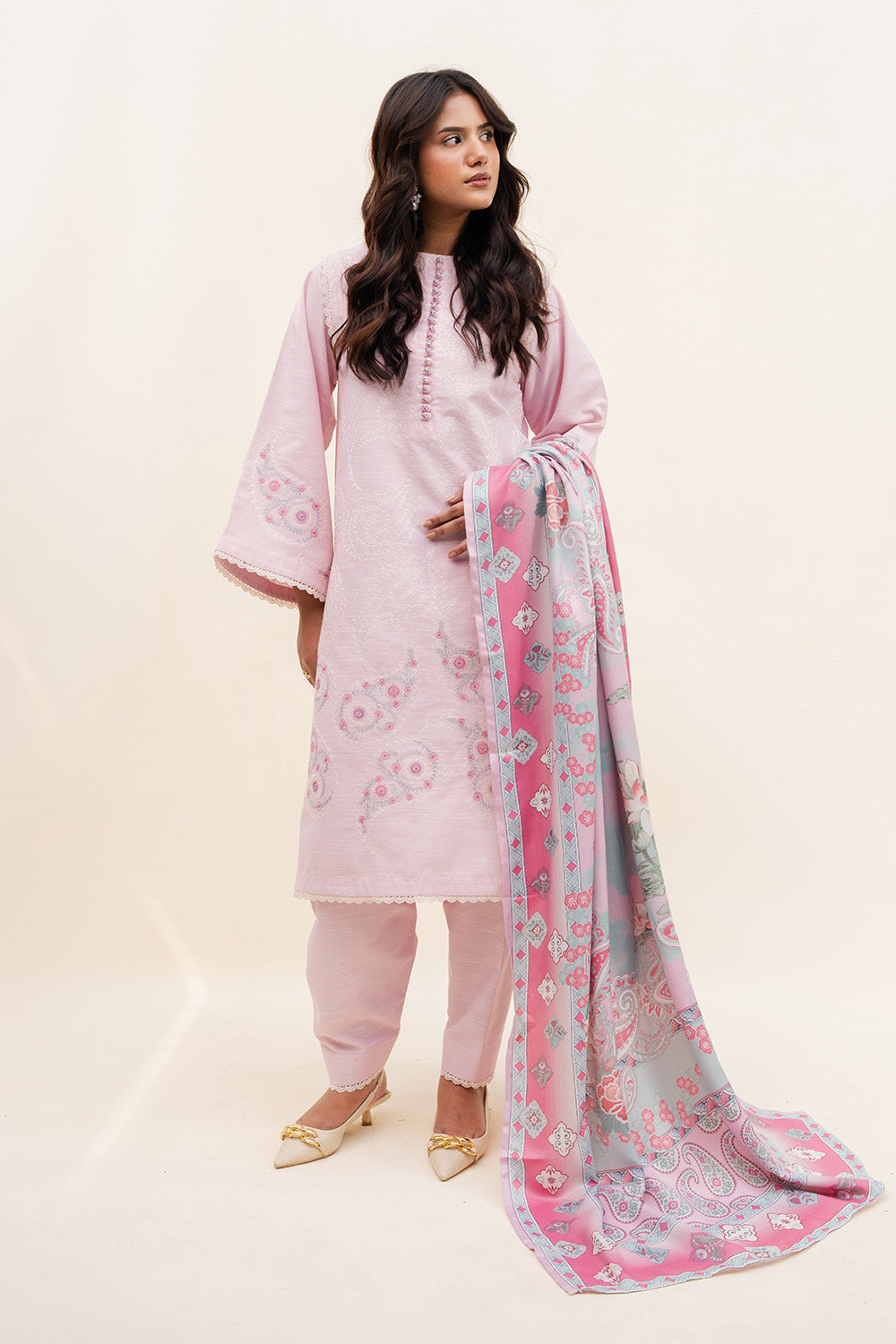 khadar dress design Cherry Blossom Semi Formal Khaddar – 3-Piece Pret – Maryum N Maria luxury satin gown Eid Velvet Midi Dress in Size:XSmall
