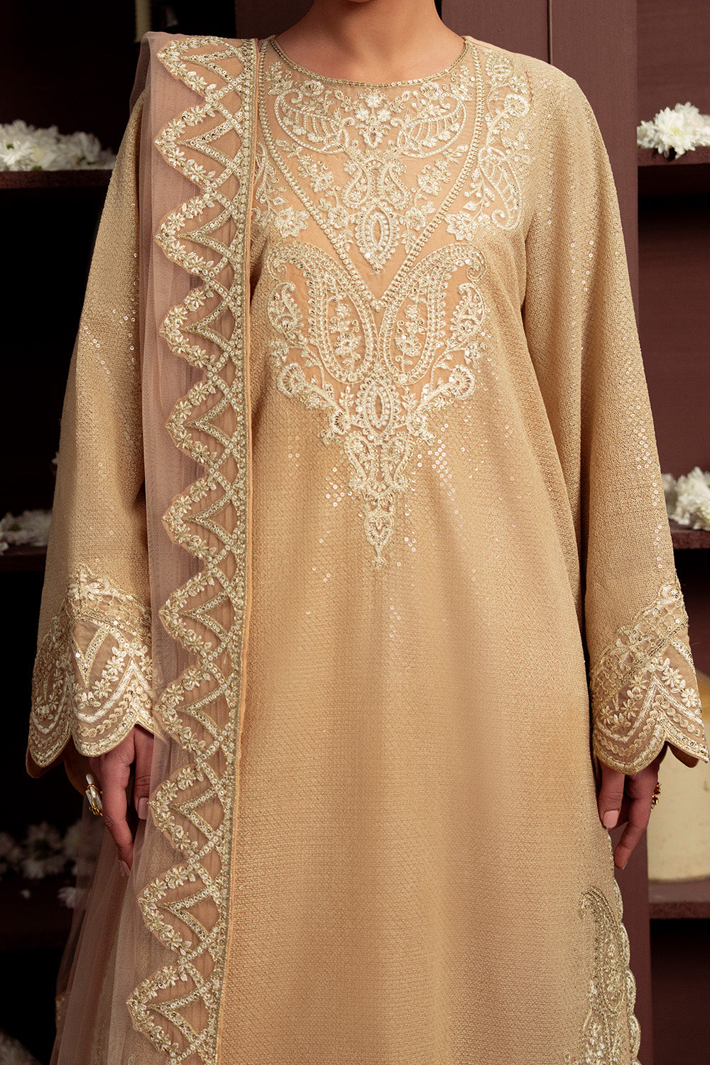 Luxury Pret Wedding Formal Dress M
