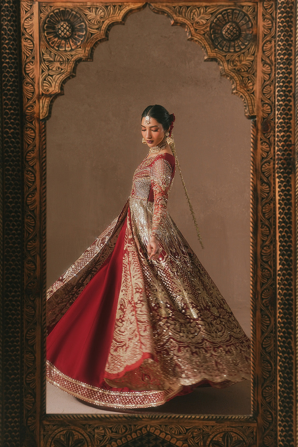 Maroon Pakistani Bridal Dresses