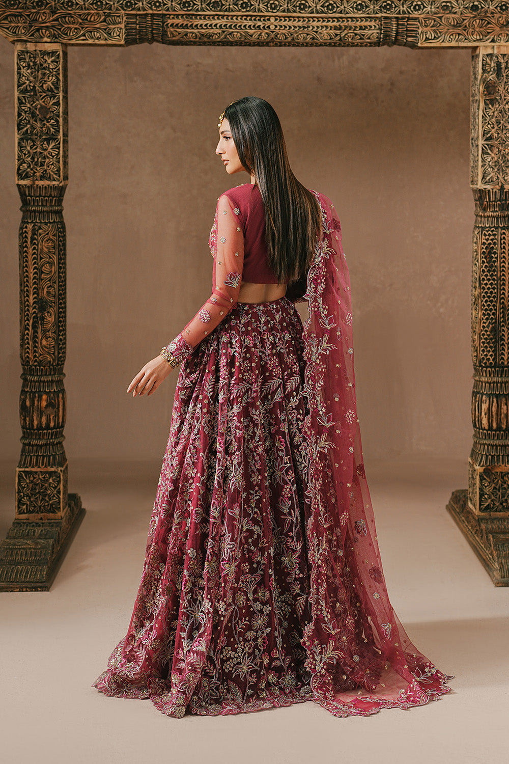 Magenta Bridal Dresses for Barat | Luxury Pret