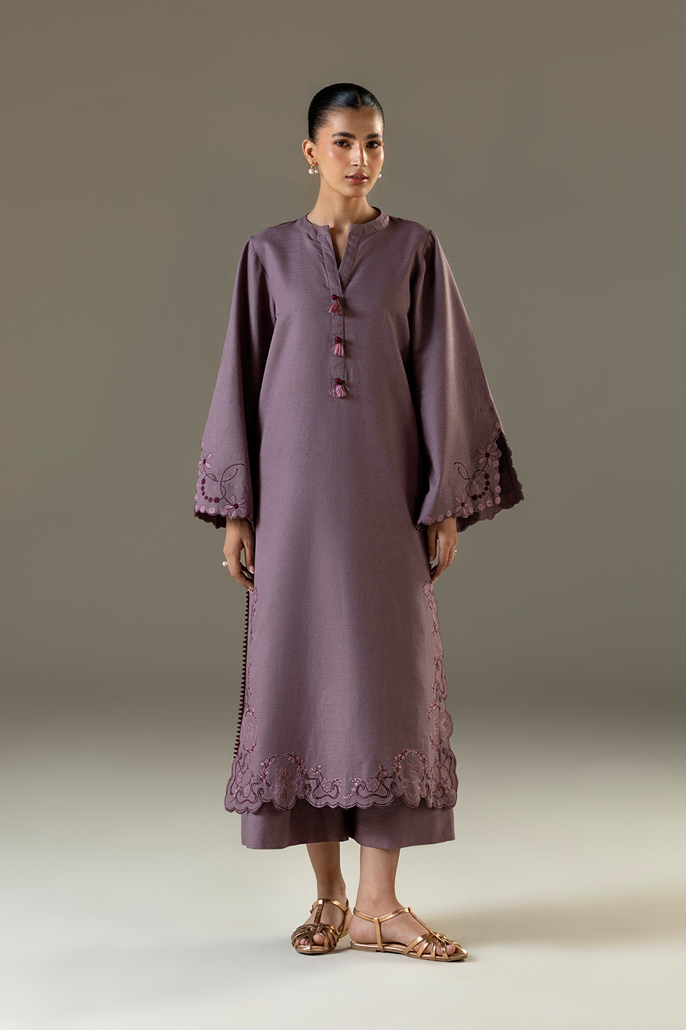 Flint 2 Piece Semi Formal Khaddar Suit | Maryum N Maria