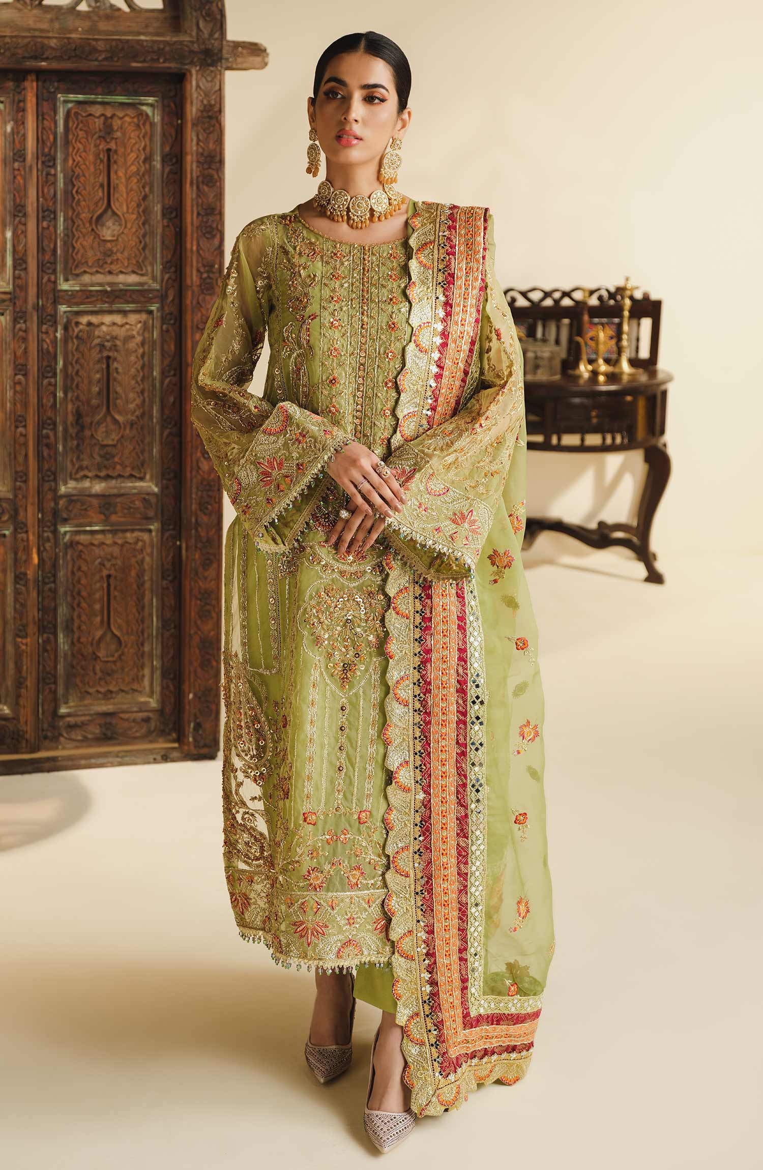 Formal Dress - Kahani (SFD-0069) Shamrock Premium