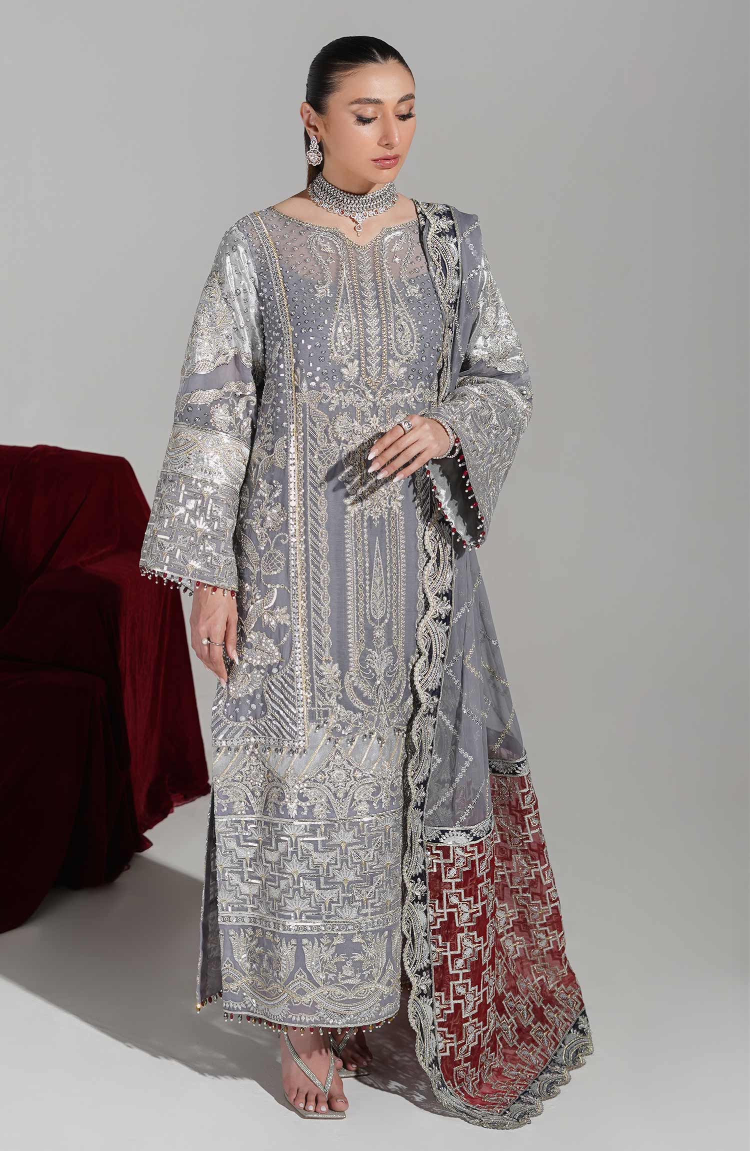 Formal Dress - Gohar (FFD-0099) Freesia Premium