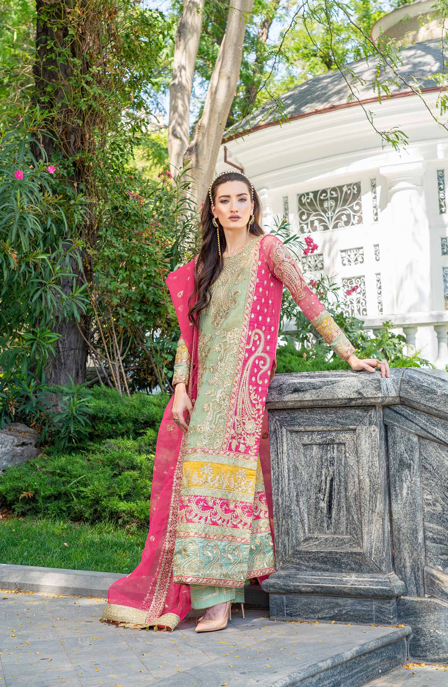 Formal Dress - Bagicha (SFD-0067) shamrock