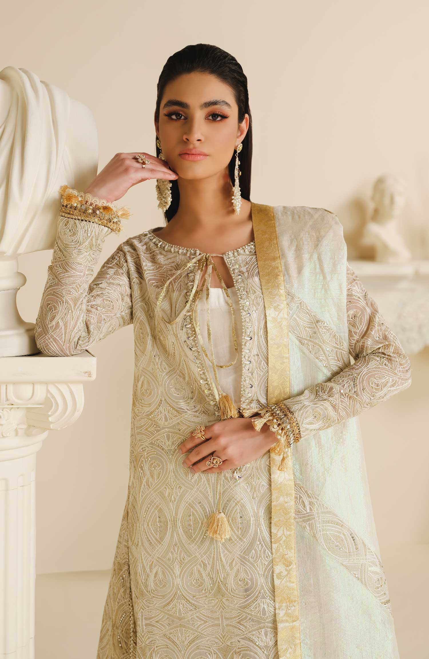 Formal Dress - White Frost (MFD-0088) Maryum N Maria