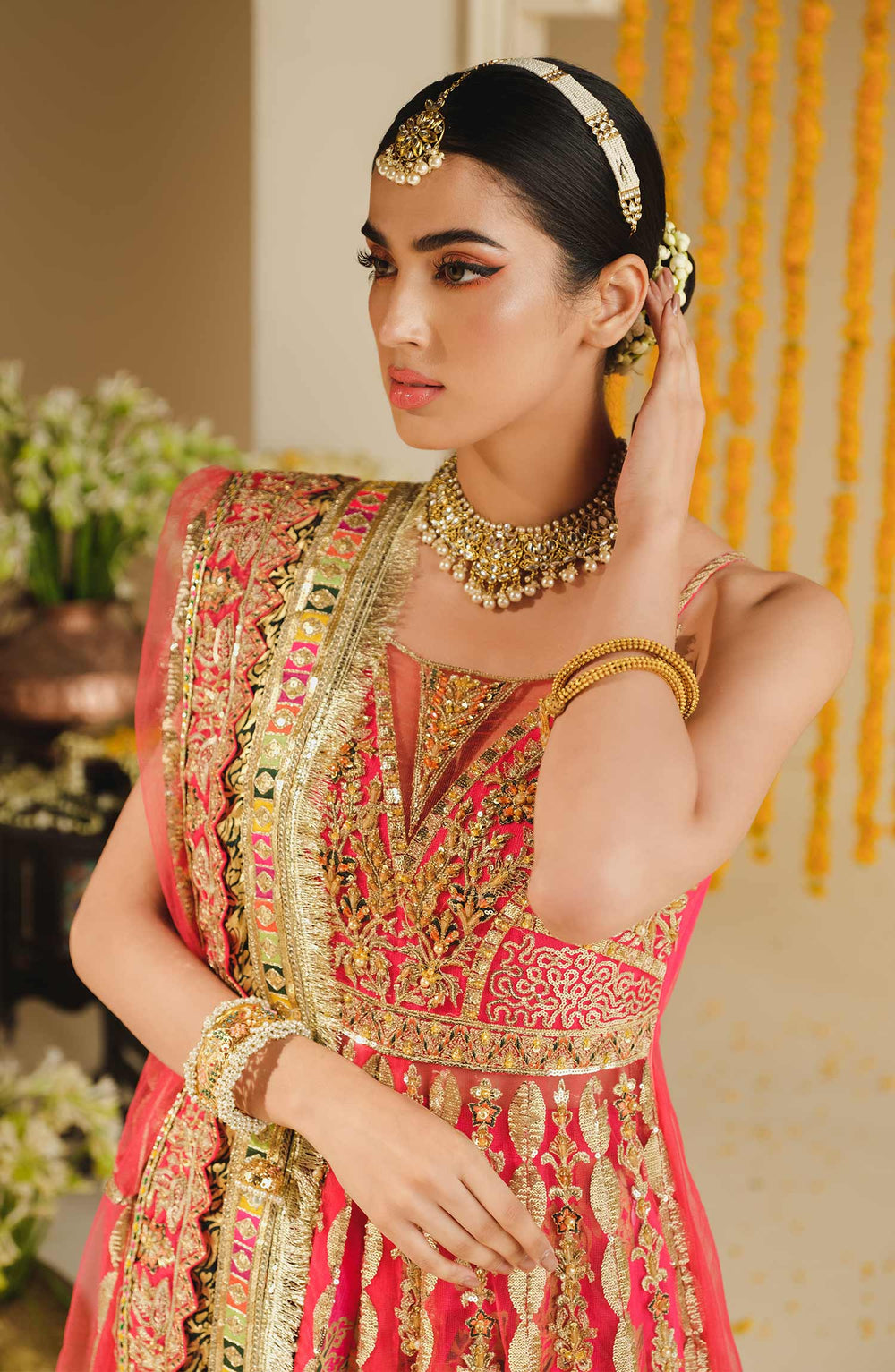 Luxury Pret Suit for Women – Stitched Net & Organza Lehenga Set by MNM –  Maryum N Maria