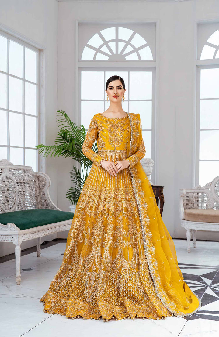 Bridal Maxi - Misted Yellow (MBM-0035) Maryum N Maria